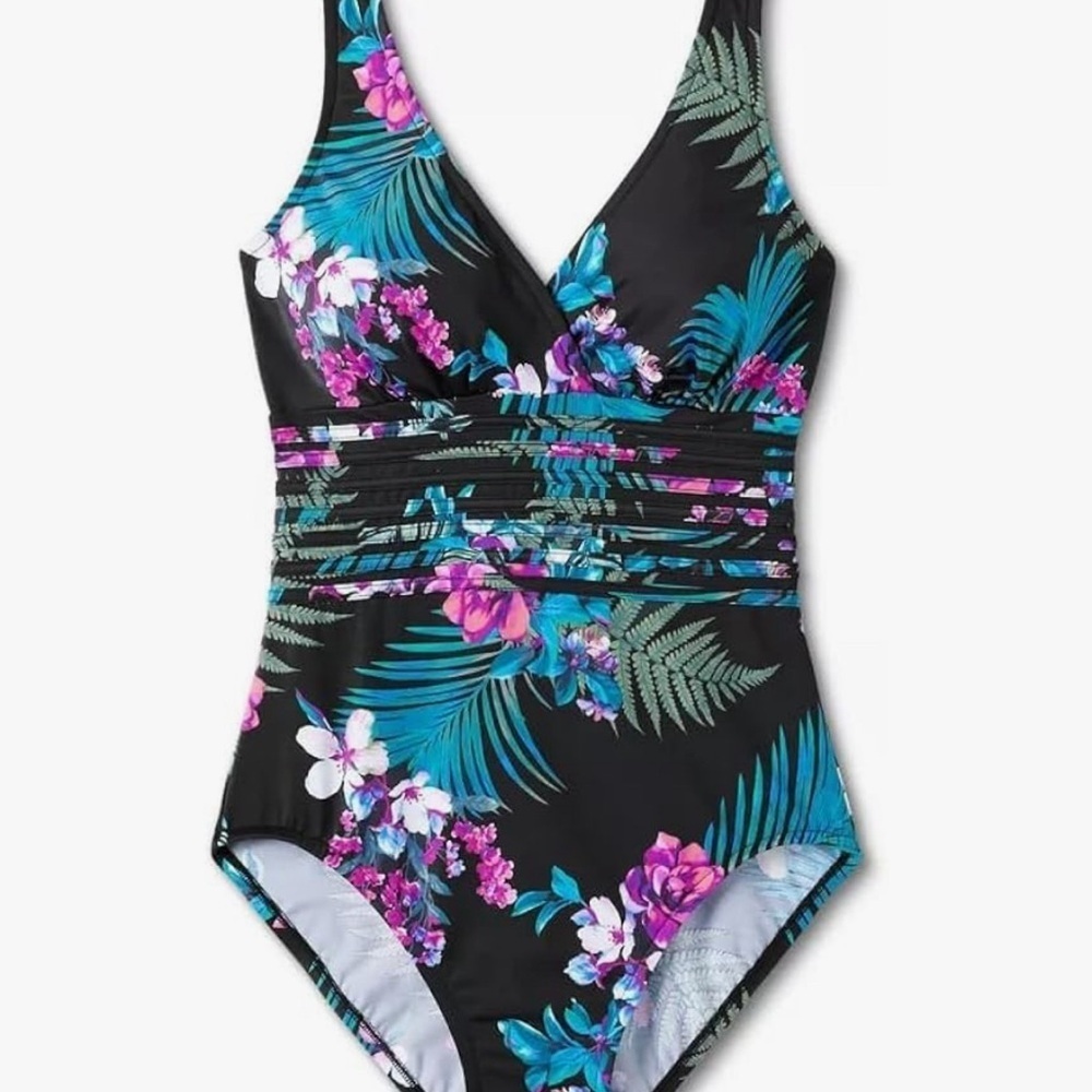 Aquagreen Floral Print Women's Swimwear - Picture 4 of 9